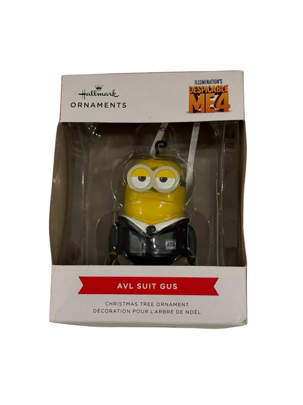 NEW Hallmark Despicable Me 4 AVL Suit Gus Ornament